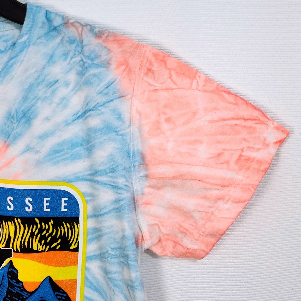 Comfort Colors Pigeon Forge Tennessee Tie Dye Graphic T-Shirt Womens Large Elk - Picture 4 of 6